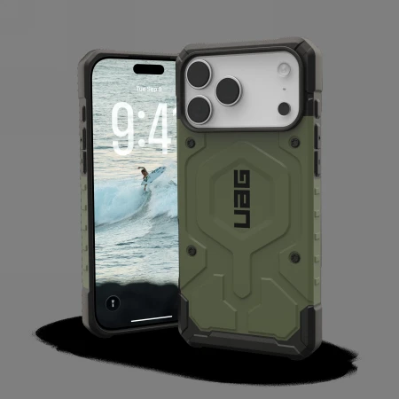 Dėklas Urban Armor Gear UAG Pathfinder Magsafe, alyvuogių spalvos - iPhone 17 Pro Max