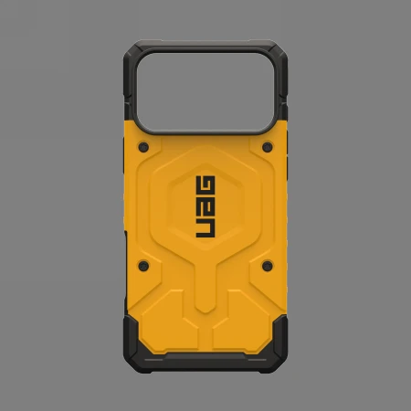 Dėklas „Urban Armor Gear“ „UAG Pathfinder Magsafe“, „Heritage Geltona“ – „iPhone 17 Pro Max“