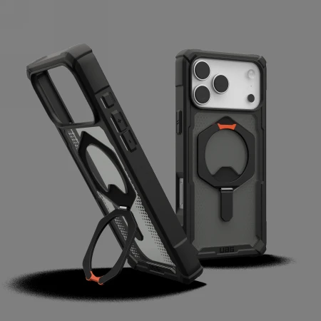 Dėklas Urban Armor Gear UAG Plasma XTE Magsafe,Juodas/Pop Oranžinis - iPhone 17 Pro Max