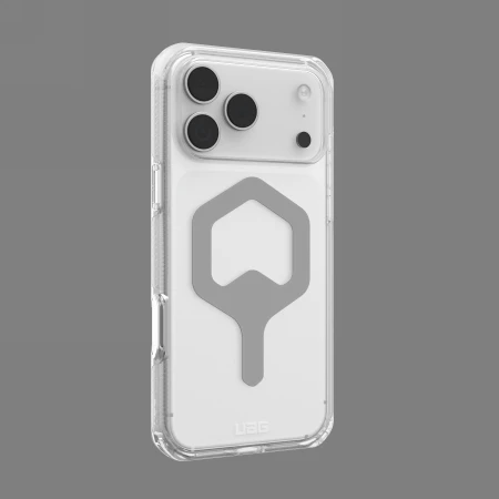 Dėklas „Urban Armor Gear“ UAG „Plyo Magsafe“, „Ice“/„Sidabrinis“ – „iPhone 17 Pro Max“