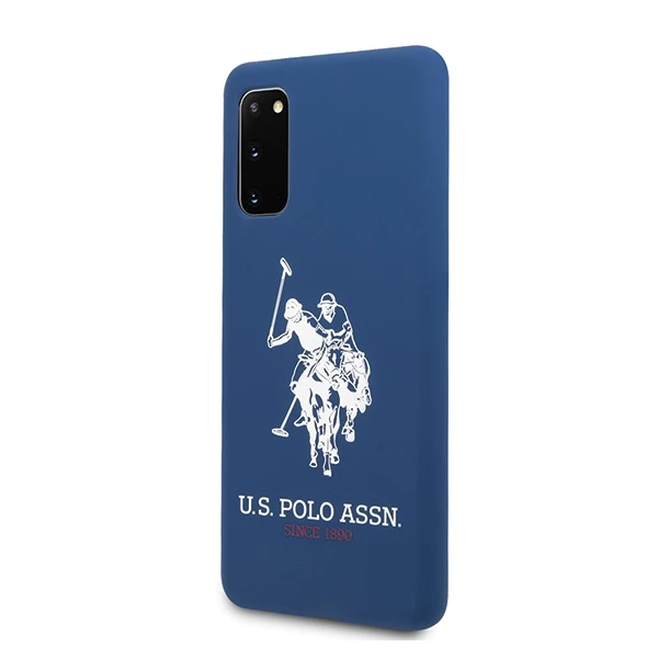 Dėklas Us Polo Assn US Polo USHCS62SLHRNV S20 G980 mėlynos spalvos Silicone Collection