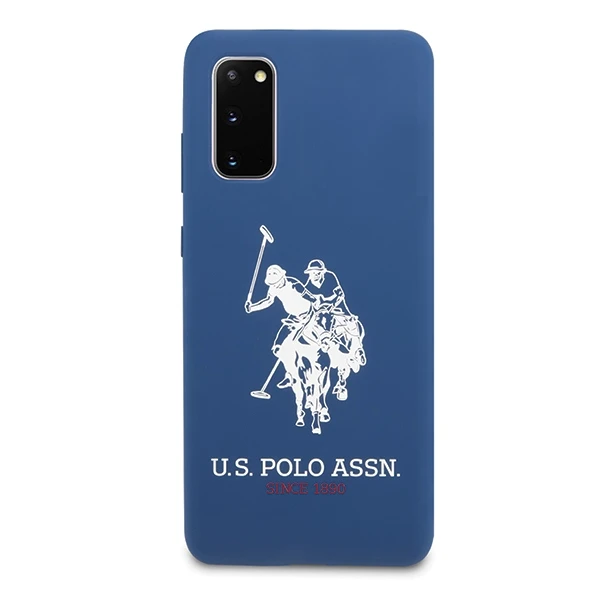 Dėklas Us Polo Assn US Polo USHCS62SLHRNV S20 G980 mėlynos spalvos Silicone Collection