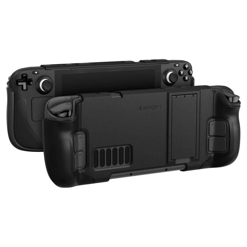 Spigen Thin Fit with Kick Stand, juodos spalvos – Steam Deck