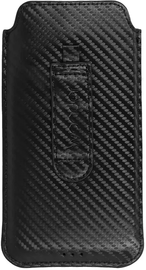 Wonder CARBON dėklas telefonui (Dydis L) Apple iPhone 13 Mini/12 Mini/SE 2020/2022/7/8 juodos spalvos