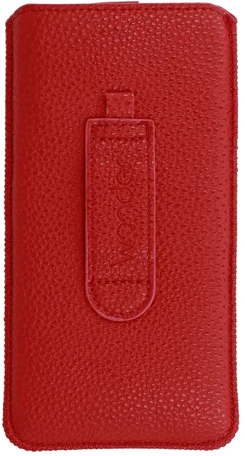 Dėklas WONDER Deko maišelis telefonui (Dydis XXL) Samsung S23 Ultra/S22 Ultra/M33/M23/A14 5G/Xiaomi Redmi 12C raudonos spalvos