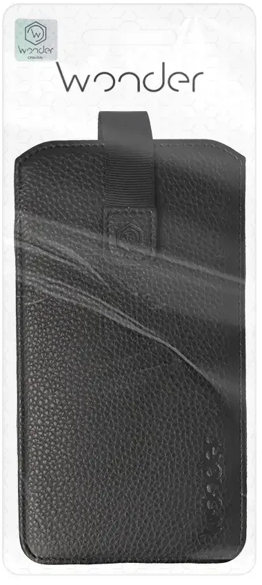 Dėklas WONDER Flexi Pouch Case (XXL dydis), skirtas iPhone 17 Pro Max/16 Pro Max/Samsung S26 Ultra/S25 Ultra/Xiaomi 15 Ultra/14 Ultra/Oppo Find X8 Ultra/Find X6 Pro/Vivo X200 Pro/X90 Pro+/Motorola Edge 50 Ultra/Edge 40 Pro, juodos spalvos