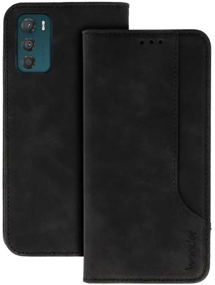 Wonder Prime dėklas skirtas Motorola Moto G42 juodos spalvos