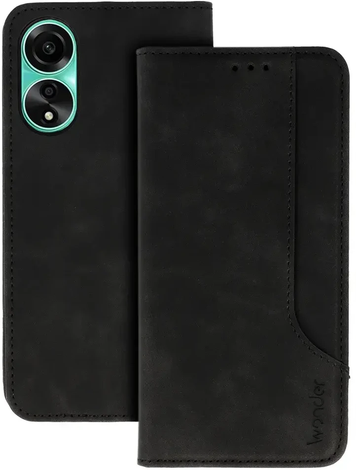 Wonder Prime dėklas skirtas Oppo A78 5G juodos spalvos