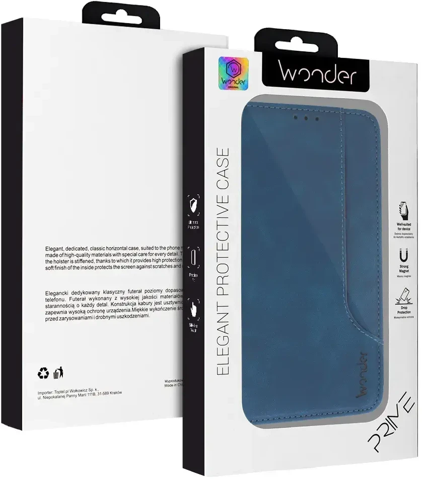 Wonder Prime dėklas skirtas Xiaomi Redmi 12 mėlynos spalvos