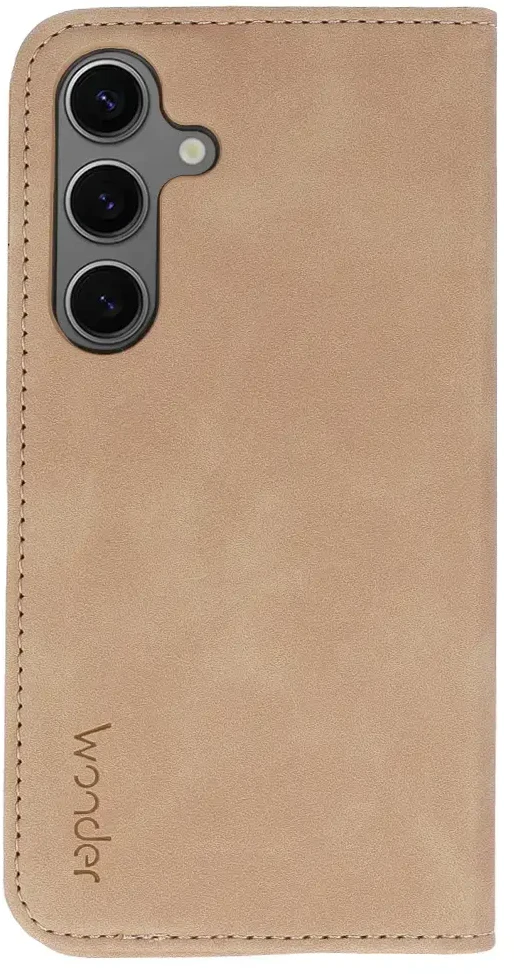 Wonder Smart dėklas skirtas Samsung Galaxy M35 5G cappuccino