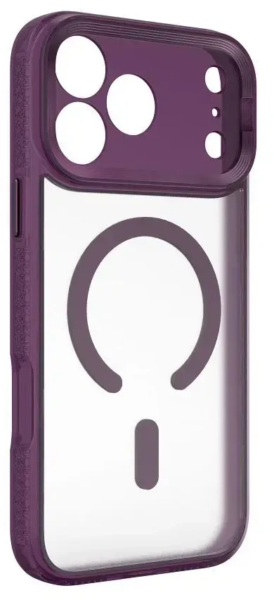 Dėklas X-ONE Dropguard 2S compatible with MagSafe for iPhone 18 Pro / 17 Pro dark cherry