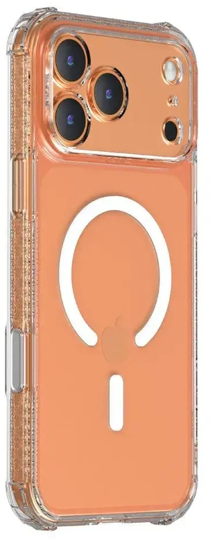 Dėklas X-ONE Dropguard Pro compatible with MagSafe for iPhone 18 Pro Max / 17 Pro Max transparent