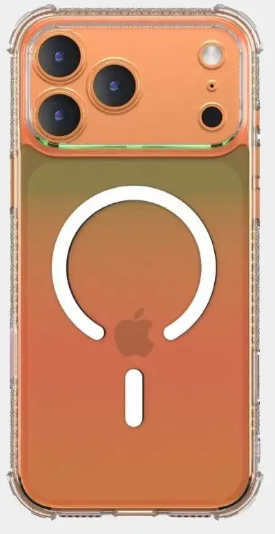 Dėklas X-ONE Dropguard Pro compatible with MagSafe for iPhone 18 Pro / 17 Pro hologram