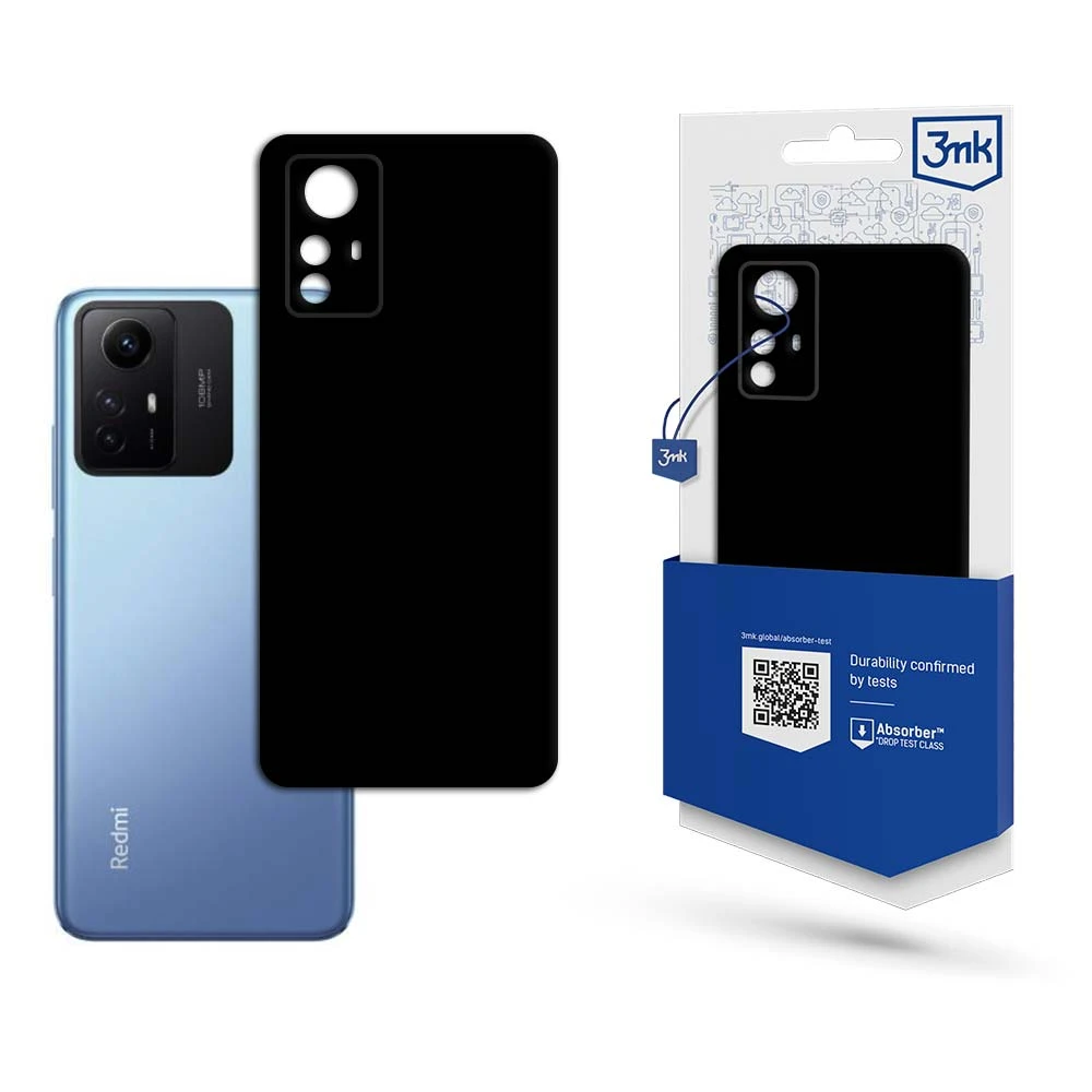 Xiaomi Redmi Note 12s - 3mk Matt dėklas telefonui juodos spalvos