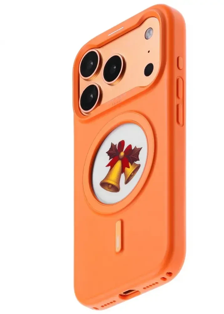 Dėklas XTREM Instant Custom E-INK skirtas iPhone 17 Pro oranžinis