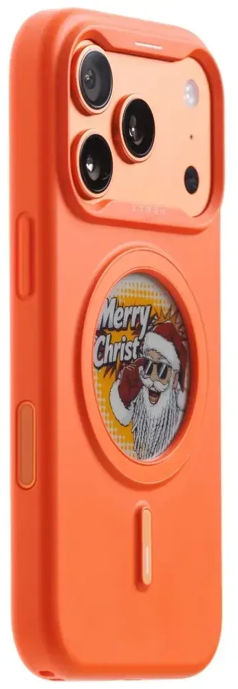 Dėklas XTREM Instant Custom E-INK skirtas iPhone 17 Pro Max oranžinis