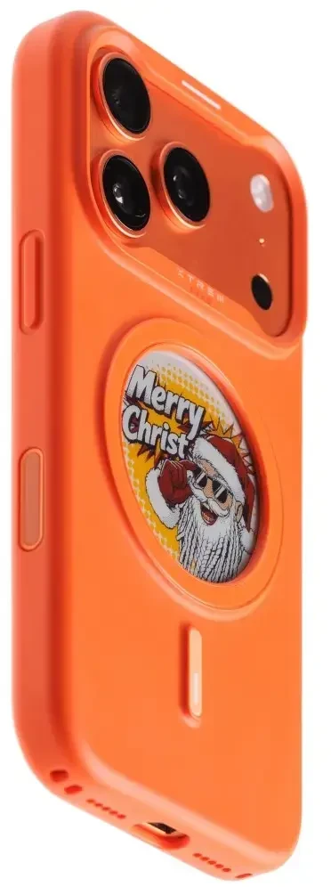 Dėklas XTREM Instant Custom E-INK skirtas iPhone 17 Pro Max oranžinis