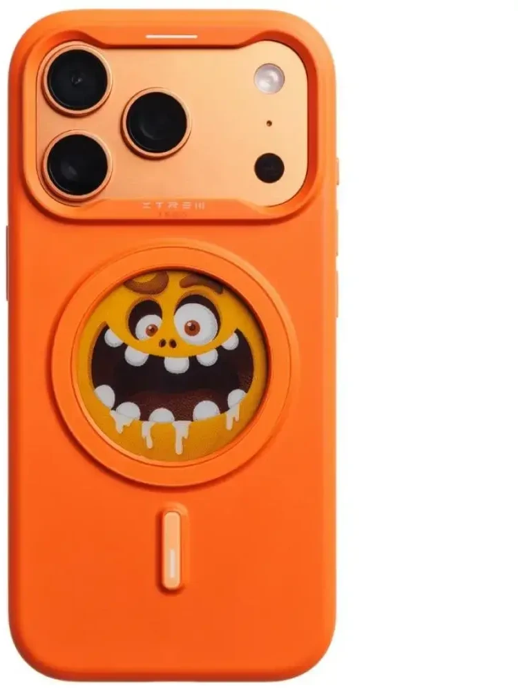 Dėklas XTREM Instant Custom E-INK skirtas iPhone 17 Pro oranžinis
