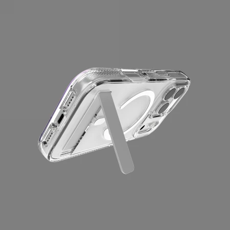 ZAGG Crystal Palace Snap KS MagSafe dėklas, skirtas iPhone 17 Pro – skaidrus