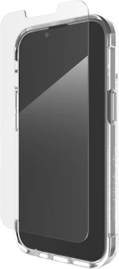 ZAGG dėklas + grūdintas stiklas LUXE BUNDLE, skirtas IPHONE 13 / 14 / 15 / 16e, skaidrus