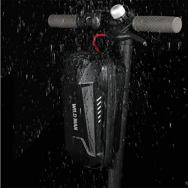WILDMAN ES8X scooter case/holder frame bag juodos spalvos