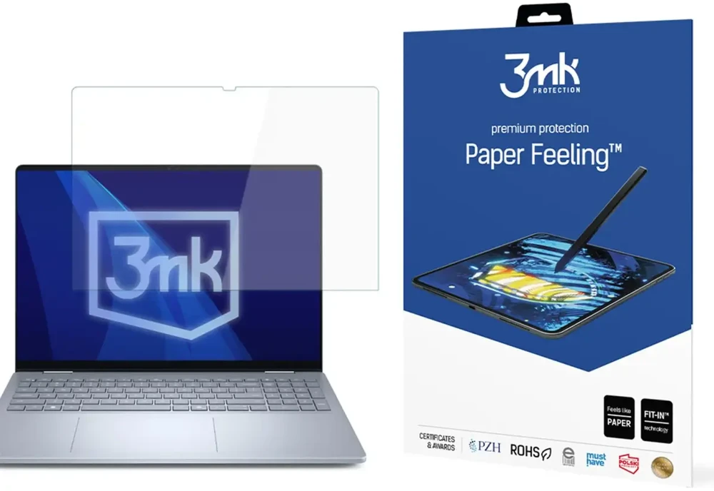 3Mk apsauga Dell 16 Plus 2in1 (0625) - iki 17" 3mk popieriaus pojūtis