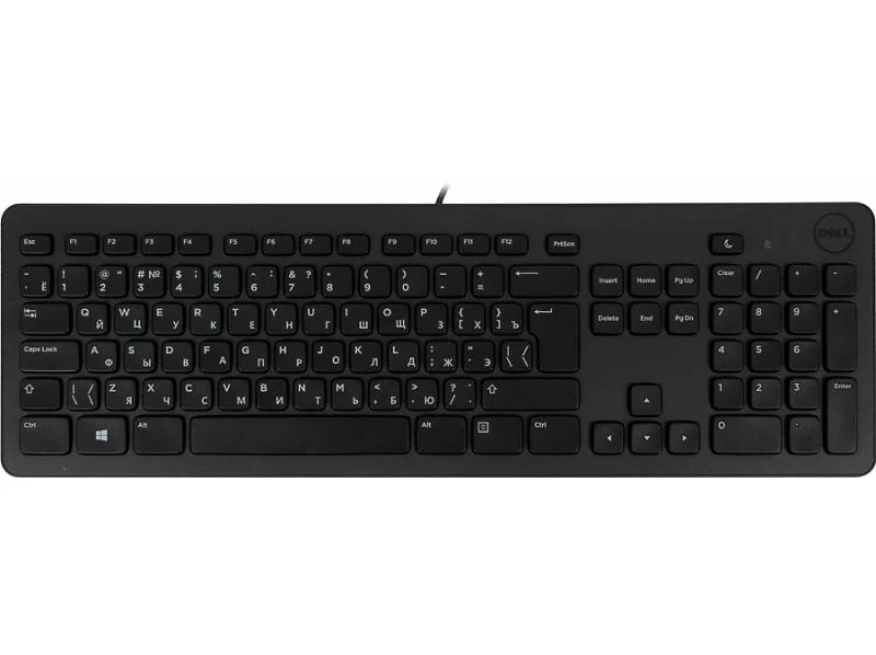 Dell multimedijos klaviatūra KB216, RUS, Juoda 580-ADGR