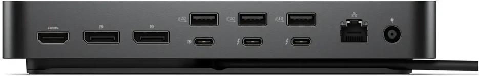 „Dell Pro Thunderbolt 5“ išmanioji doko stotelė | SD25TB5 | „DisplayPorts“ kiekis: 2 | HDMI jungčių kiekis: 1