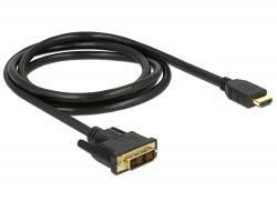 DELOCK Cable DVI 18+1 male > HDMI-A male 1,5 m juodas