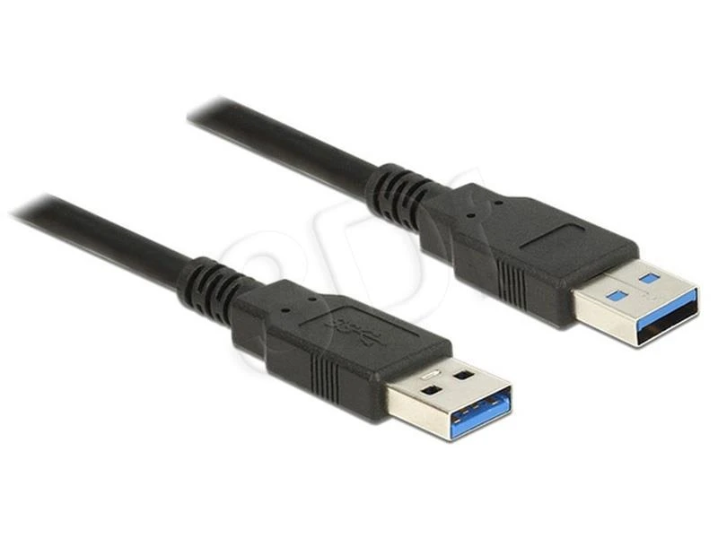 DELOCK Cable USB 3.0 Type-A male > USB 3.0 Type-A male 1,0 m juodas