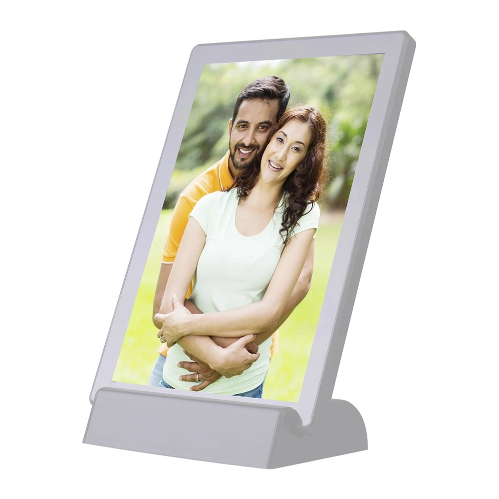 DNV Denver PFF-1070W skaitmeninis nuotraukų rėmelis Balta 25,6 cm (10.1″) Lietimui jautrus ekranas „Wi-Fi“