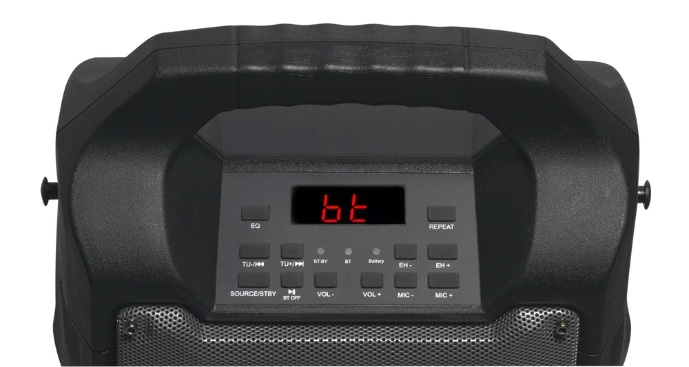 Denver TSP-203 20 W Rankinė masinio informavimo (PA) sistema Juoda