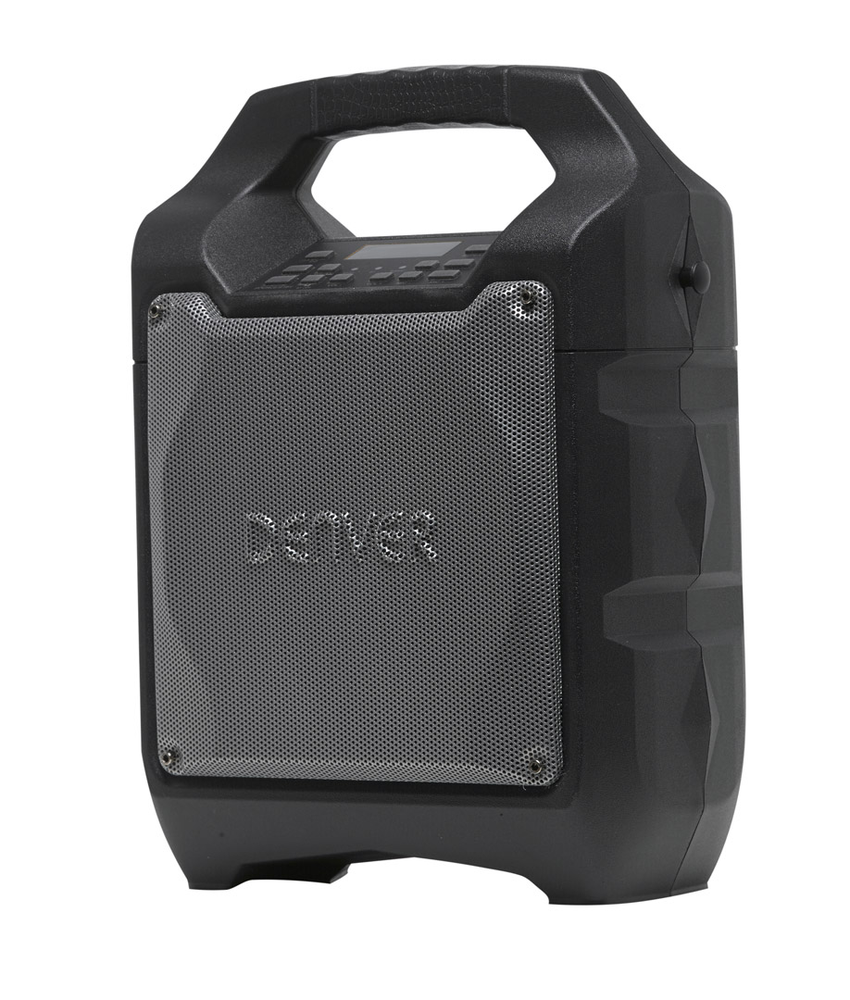 Denver TSP-203 20 W Rankinė masinio informavimo (PA) sistema Juoda