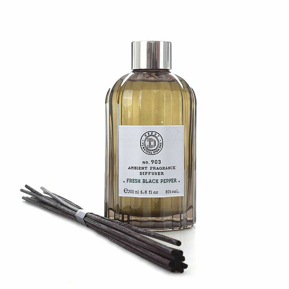 Depot 900 Scents Nr. 903 Stick Fresh juodųjų pipirų aromato kvapų skleidiklis su lazdelėmis, 200 ml