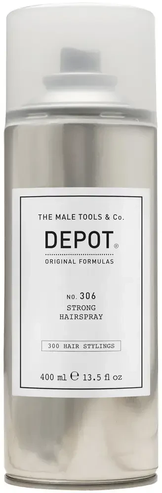 „Depot No. 306“ stipraus poveikio plaukų lakas, 400 ml