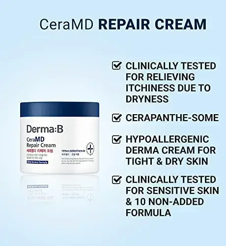 Derma:B CeraMD Repair Kreminis, 430 ml