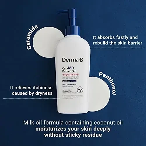 Derma:B CeraMD Repair Oil, 200 ml