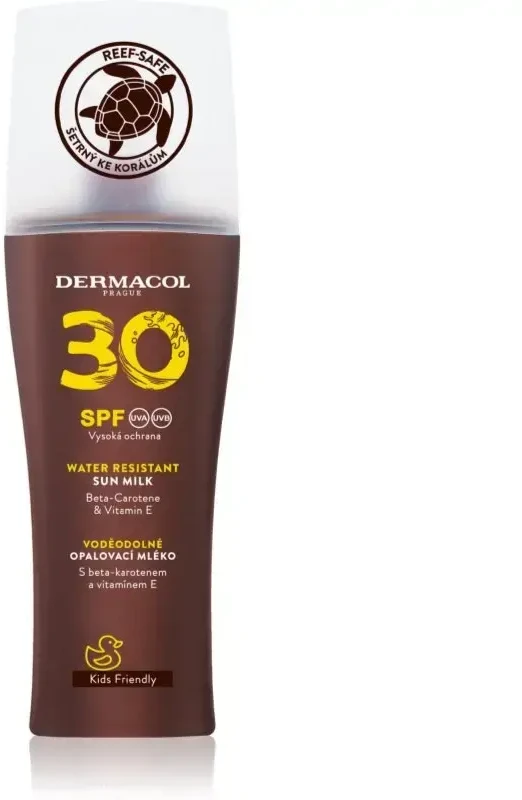 Dermacol Vandeniui atsparus pienelis nuo saulės SPF 30 (Saulės pienas) 200 ml