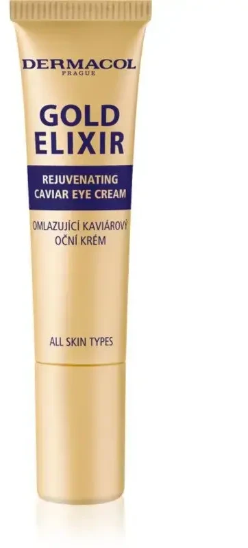 Dermacol Gold Eliksyras Rejuvenating Caviar Paakių kremas Paakių kremas