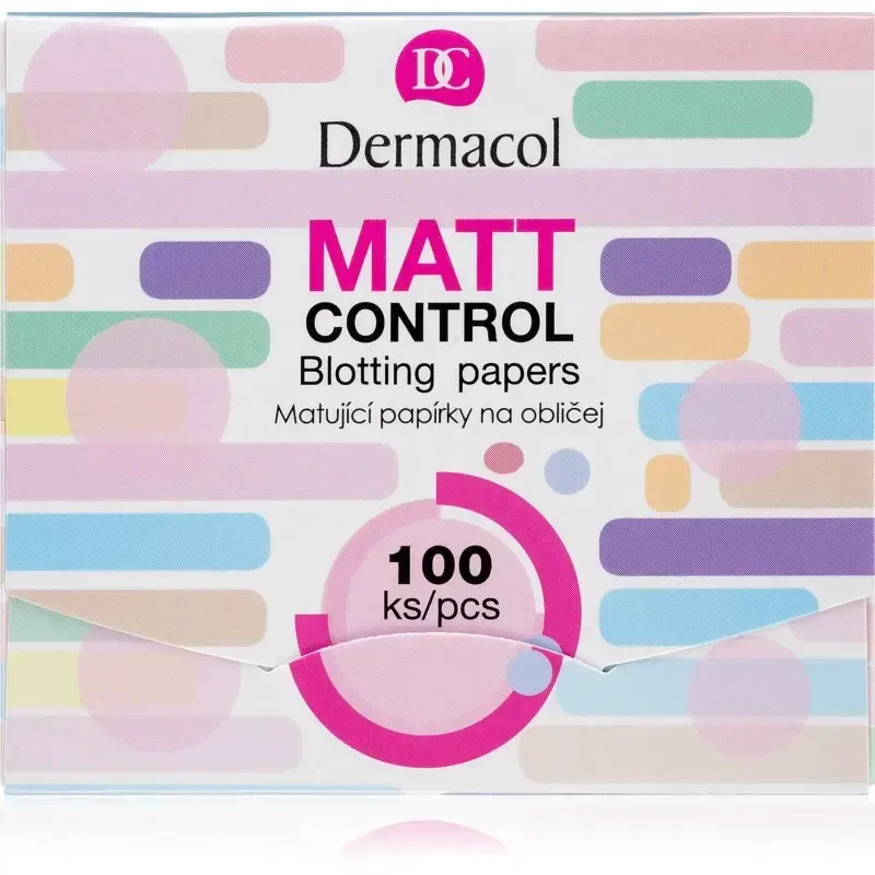 Dermacol Matt Control valomosios servetėlės, 100 vnt