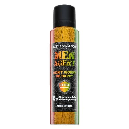 Dermacol Men Agent dezodorantas su rasta spalvų motyvais