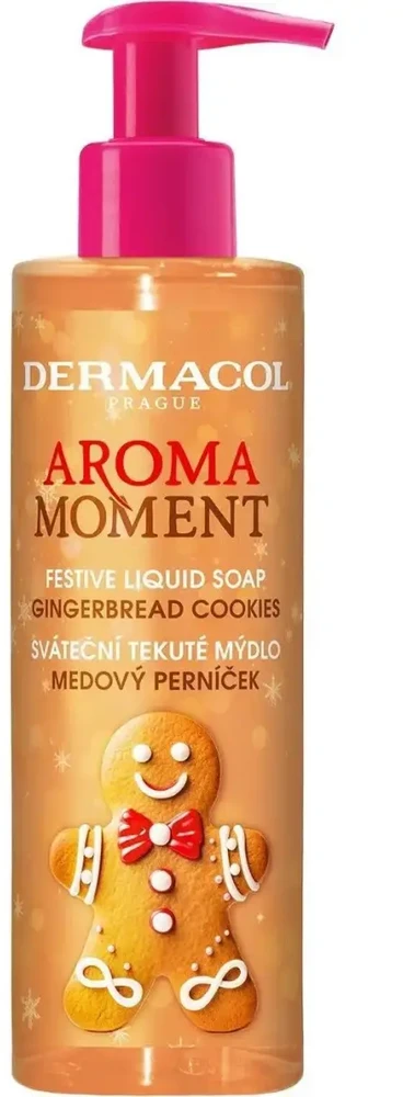 Dermacol Aroma Moment skystas muilas su imbieriniais sausainiais, 250 ml