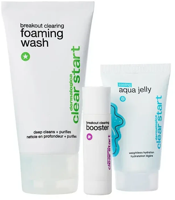 „Dermalogica Clear Start Breakout Clearing Kit“ valymo putos