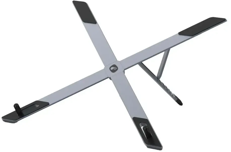 Desk holder for laptop / tablet foldable Forcell F-Grip Fold Stand X Pro pilka