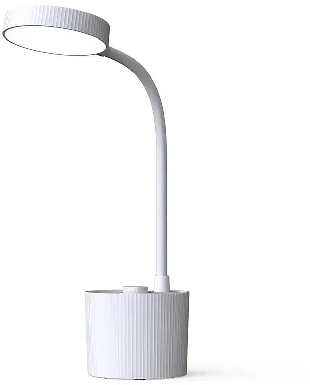Stalinis LED šviestuvas 5W with pen holder PURE FLB-20 AGNES baltos spalvos Forever Light