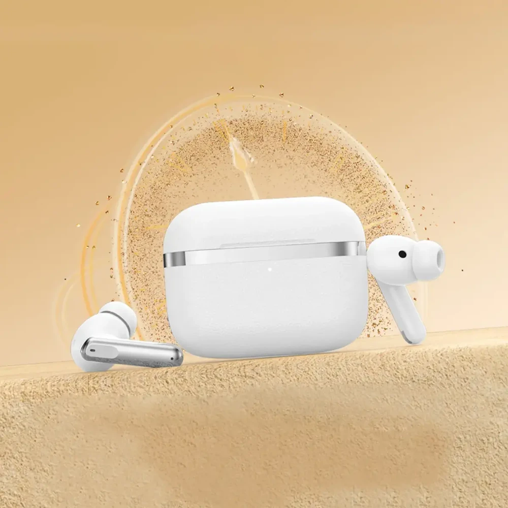 Devia ausinės Bluetooth TWS Ultra1 balta su ANC