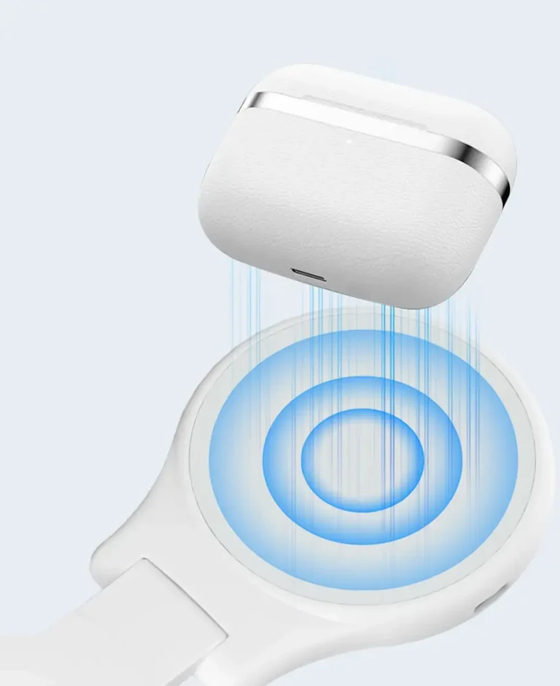 Devia ausinės Bluetooth TWS Ultra1 balta su ANC
