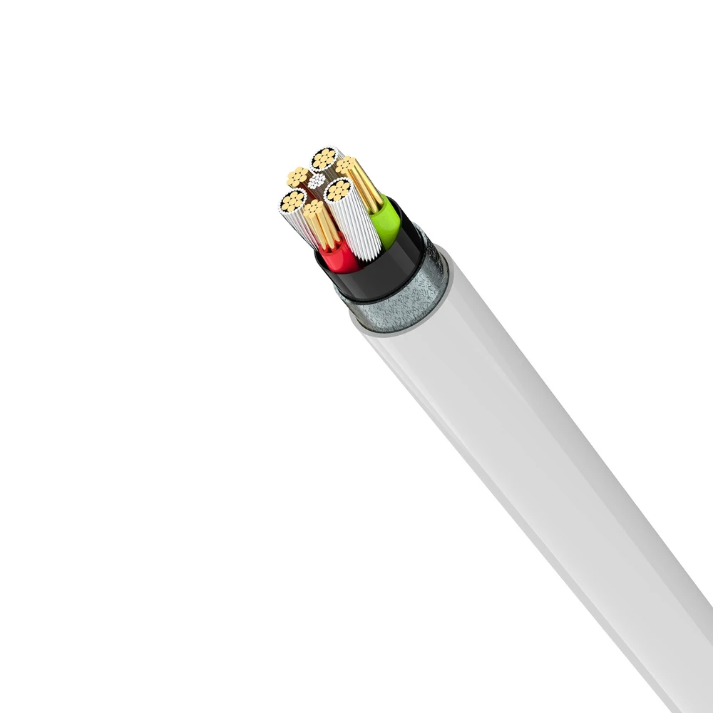 USB laidas Devia Smart PD iš Type-C į Type-C 20V 3.0A 60W baltas