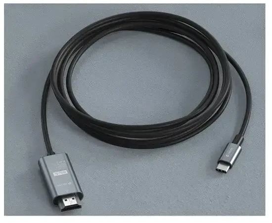 Devia kabelis Storm EC084 USB-C - HDMI 4K 60 Hz 2,0 m juodas