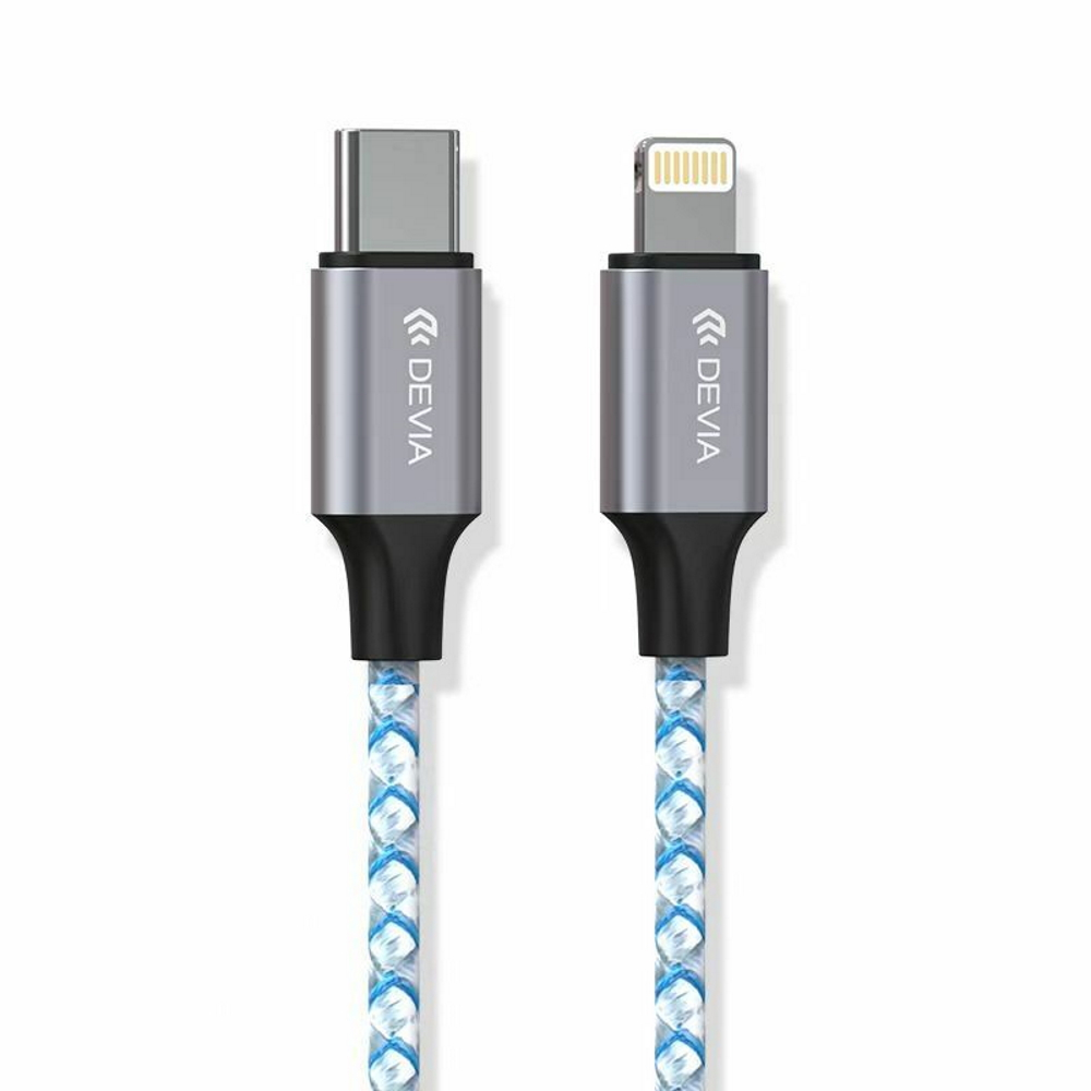 Devia kabelis Vogue PD USB-C - Lightning 1,0 m 20W 3A vamzdis